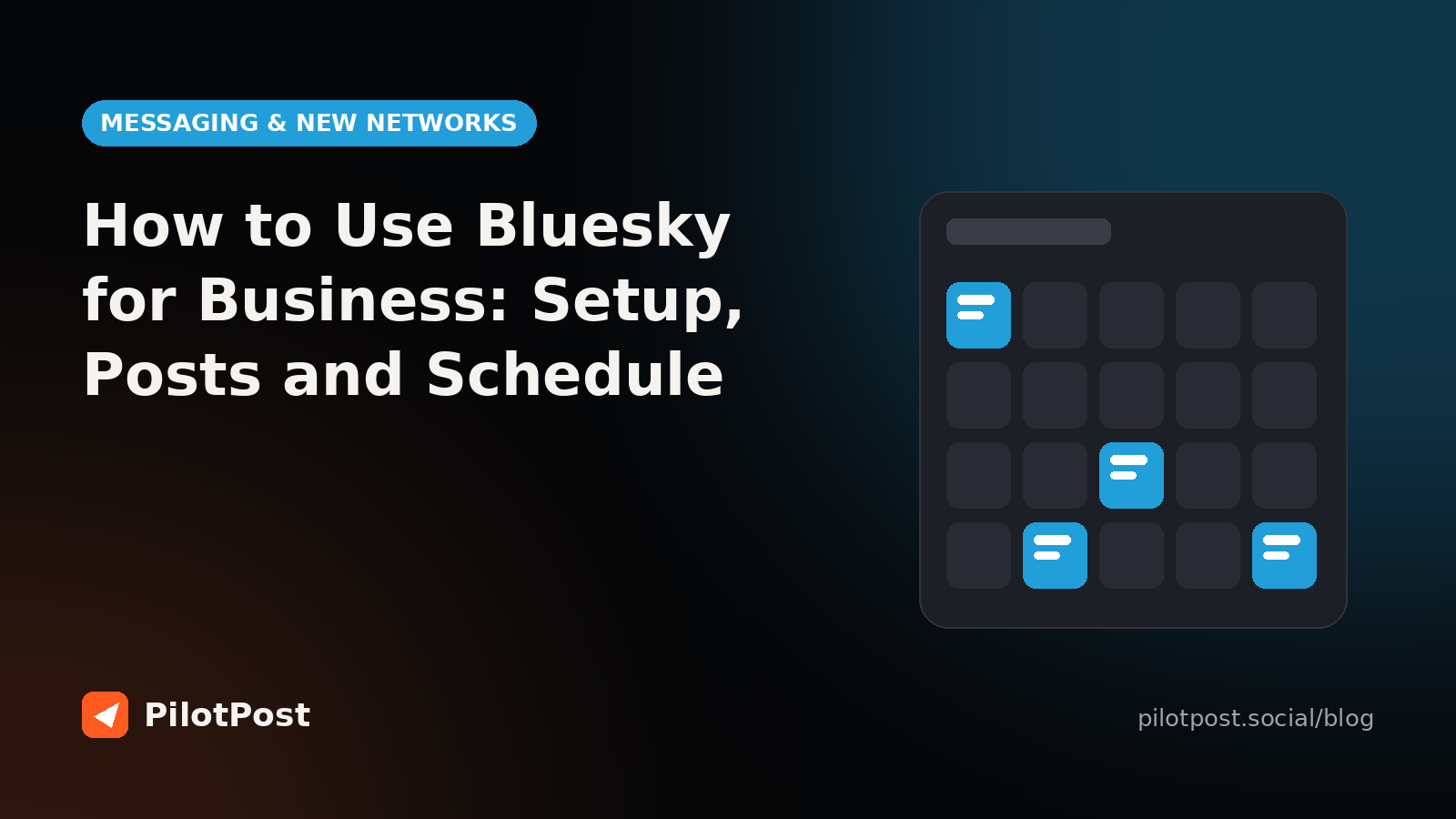 How to Use Bluesky for Business: Setup, Posts and Schedule