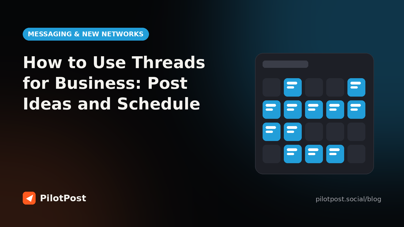 How to Use Threads for Business: Post Ideas and Schedule